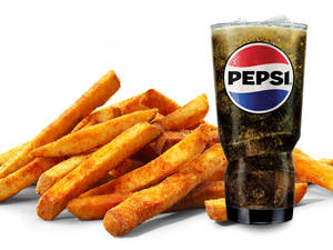 Seasoned Fries + Pepsi Masala Twist