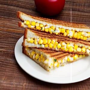 Cheese corn sandwich