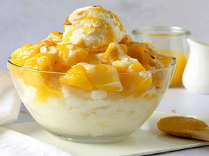 Vanilla Mango Crush Ice Cream