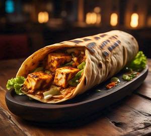 Smoky BBQ Paneer Frankie