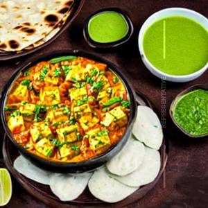 Matar paneer