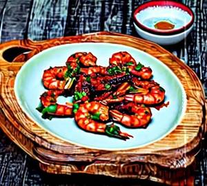 Prawns  Chilli Dry