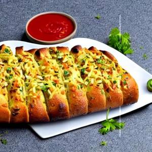 Hot Garlic Bread Veg 