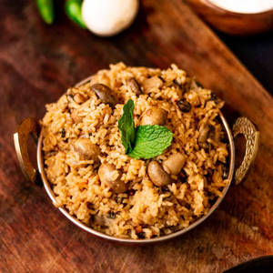 Mushroom Biryani