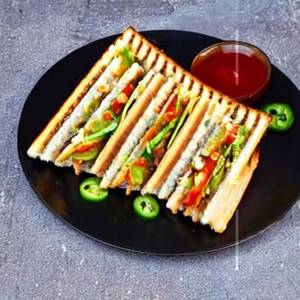 Vegetable Chilli Toast Sandwich