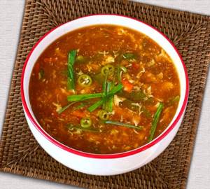 Veg hot and sour soup