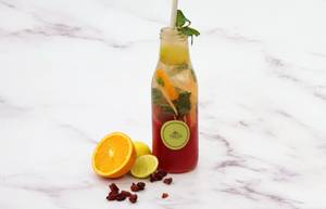 Cranberry And Mint Ginger Beer