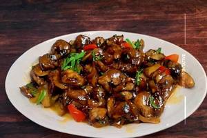 Chicken Mushroom Chilly