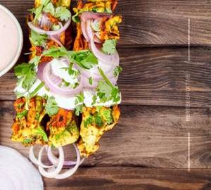 Chicken Tandoori Open Shawarma