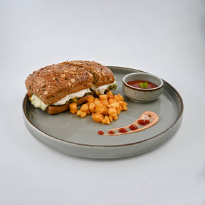 Pesto Mushroom Sandwich