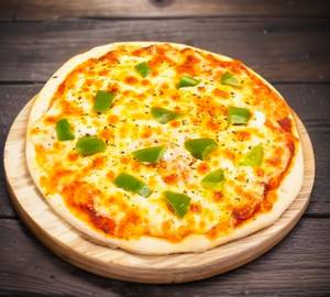 Cheesy capsicum pizza [6 pieces, 6 inches]