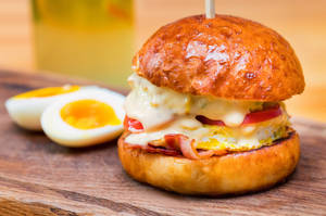 Egg burger 2 eggs