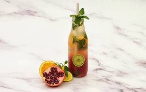 Pomegranate And Mint Ginger Beer