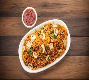 Schezwan Mushroom Rice