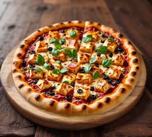Bbq veg paneer pizza [6inches, 6pieces]