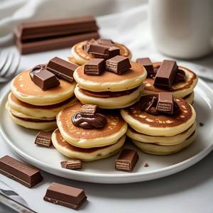 Kit Kat Crunch Pancakes