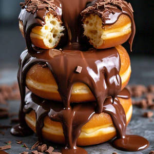 Donuts with Milk Chocolate (3pc)
