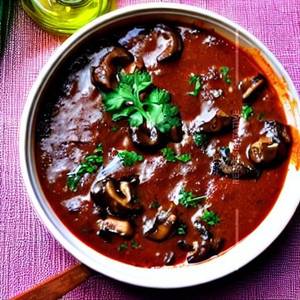 Mushroom Chilly Gravy