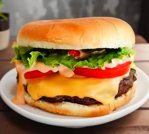 Corn Cheese Burger