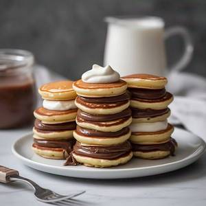 Triple Chocolate Pancakes