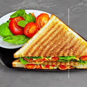 Tomato Omelette Sandwich    
