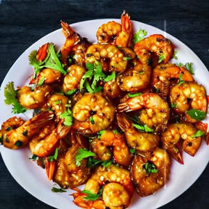 Prawns Coconut Fry