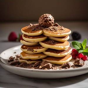 Chocolate Rocher Pancakes