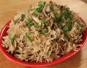 Mushroom Fried Rice