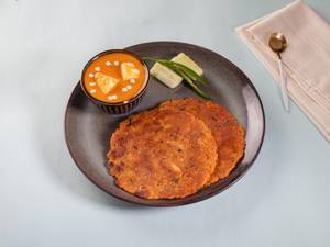 Falahari Paneer Subzi  with Singhara Parantha
