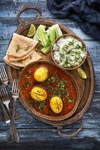 Anda Curry Thali Spl Dish