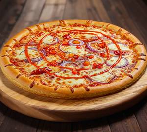 Paprika onion pizza    [regular 7 inch]
