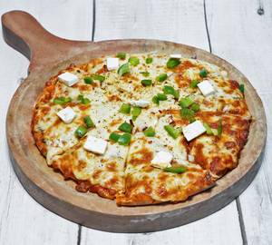 Paneer capsicum pizza