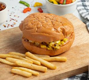 Paneer Tikka Burger