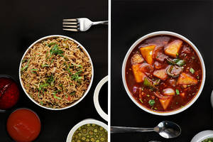 Chilly Paneer Gravy Combo