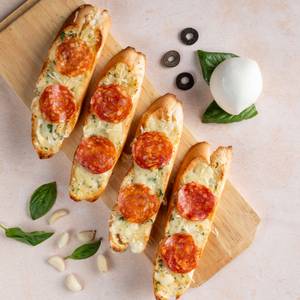 Pepperoni Cheese Garlic Bread