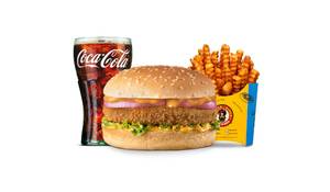 Jr Fried Chicken Burger Combo