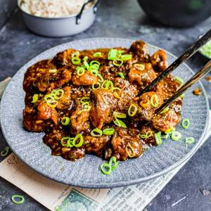 Mushroom Manchurian Dry