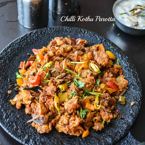 Egg Kothu Parotta