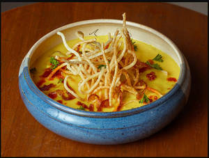 Laksa Curry Bowl With Grilled Exotic Veggies