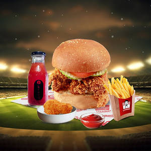 Fried Chicken Burger Combo