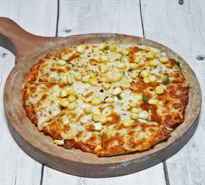 Sweet corn pizza