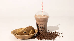Chikoo Chocolate Milkshake