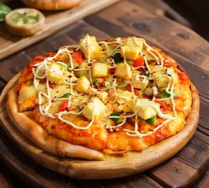 Tandoori paneer pizza