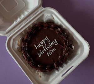 Chocolate overload  birthday bento cake