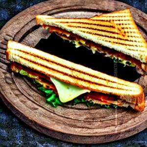 Cheese Shimla Pyaz Sandwich