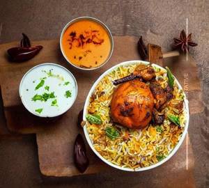 Natukodi chicken biryani