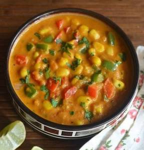 Corn Capsicum Masala