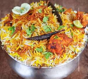Fish biryani