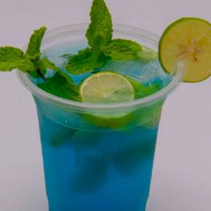 Blue Lagoon Mint Mocktail