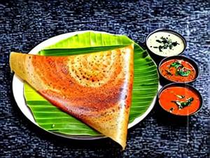 Green Peas Masala Dosa